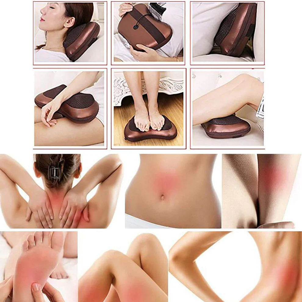 Professional Massage Pillow – Heat & Rollers