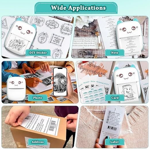 Pocket Mini Printer – Wireless Bluetooth Thermal Printer