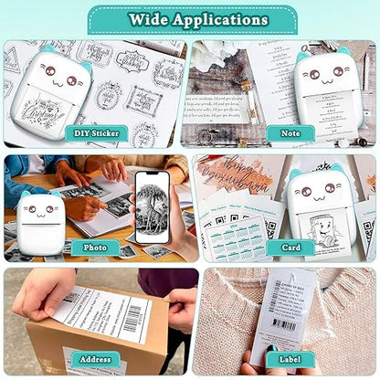 Pocket Mini Printer – Wireless Bluetooth Thermal Printer