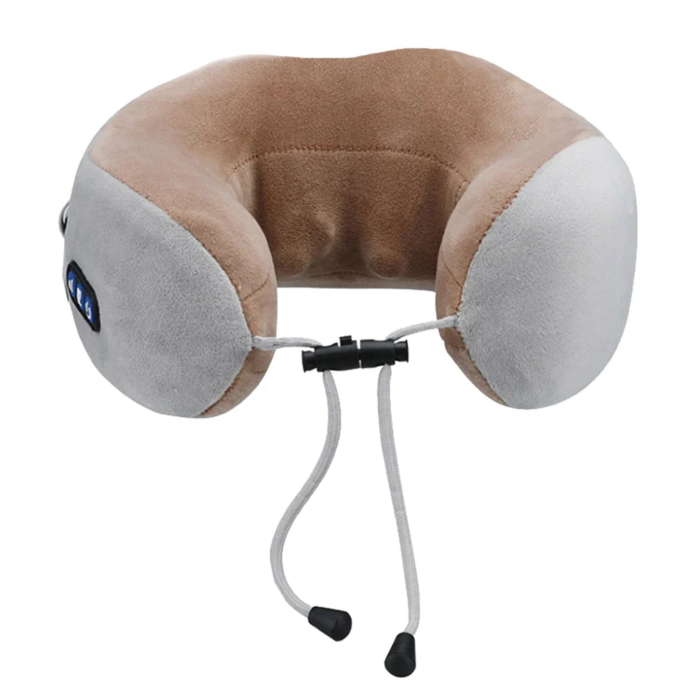 U-Shaped Electric Neck Massage Pillow – Cordless & Rechargeable